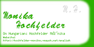 monika hochfelder business card